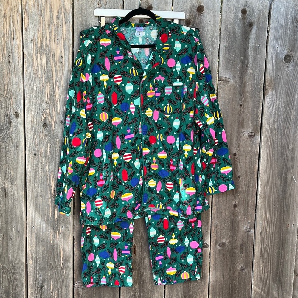 Hanna Andersson Adult Unisex Flannel PJ Set